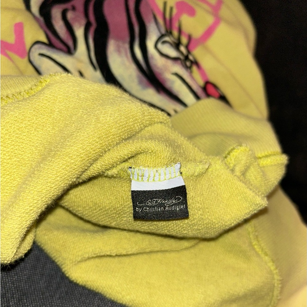 -Vintage Ed Hardy Y2K Lime Hoodie
-Size Large - Picture 3 of 6